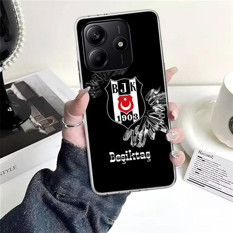 

B-Бешикташ B-BJK Мягкий чехол для телефона для Xiaomi Redmi Note 15 14 14S 13 12 Pro Plus 12S 11 11S 11E 10 10S 11T 5G Fundas Coque Redmi Note 15 Pro Plus