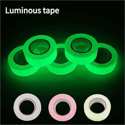 Green Luminous Tapes Self Adhesive Glow In Dark Stickers Stage Decorative Luminous Fluorescent Tape Warning Stickers