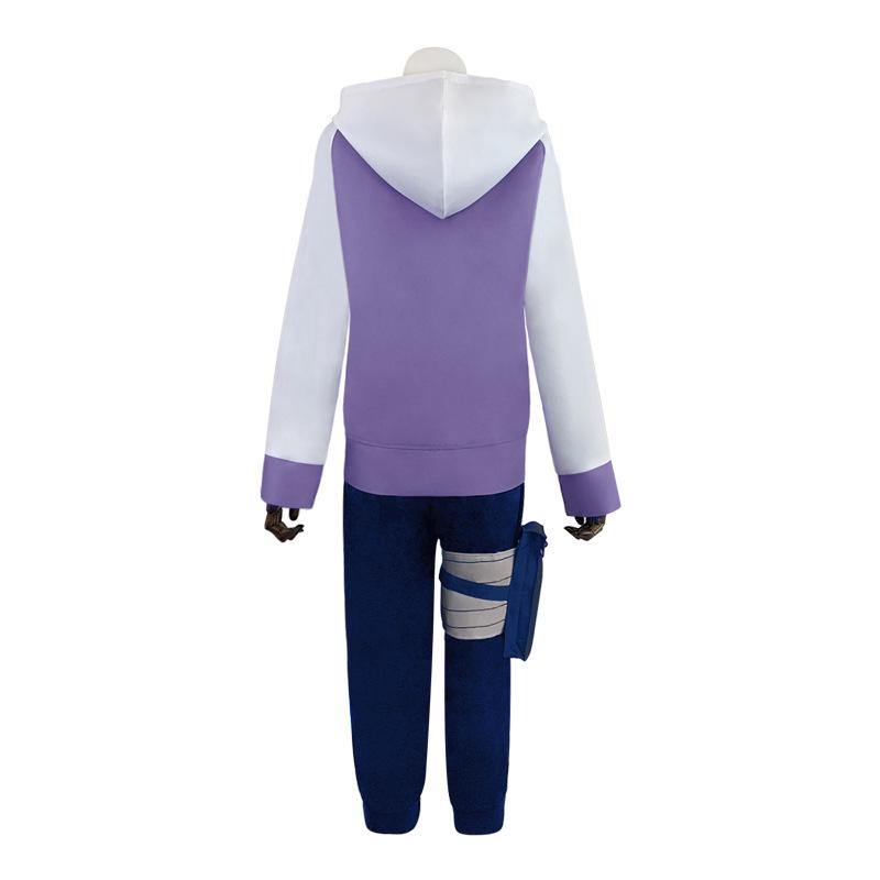 Hinata Hyuga Battle Suit Cosplay Costume from Naruto Shippuden