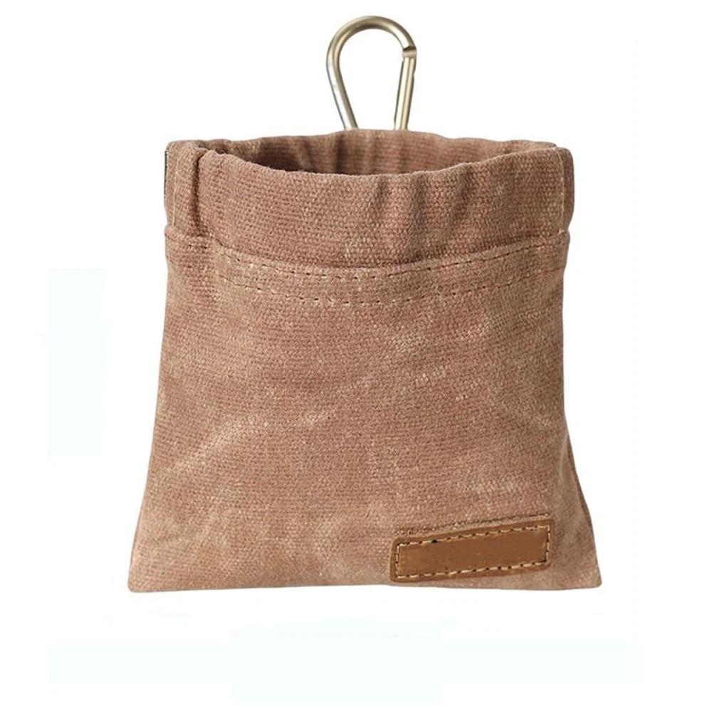 

Durable Dog Food Bag Water-Resistant Training Fanny Pack Dog Training Treat Bag Pet Travel коричневий