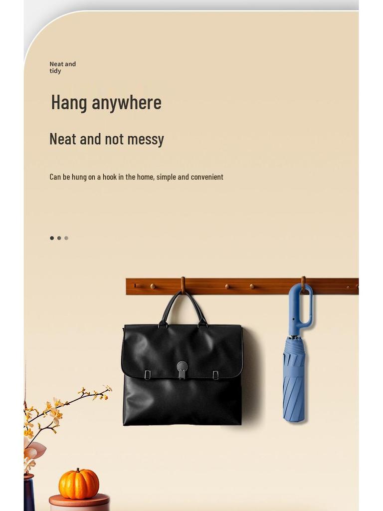 Automatic Windproof Folding Umbrella with Sun Protection, Reverse Design for All Weather, Black