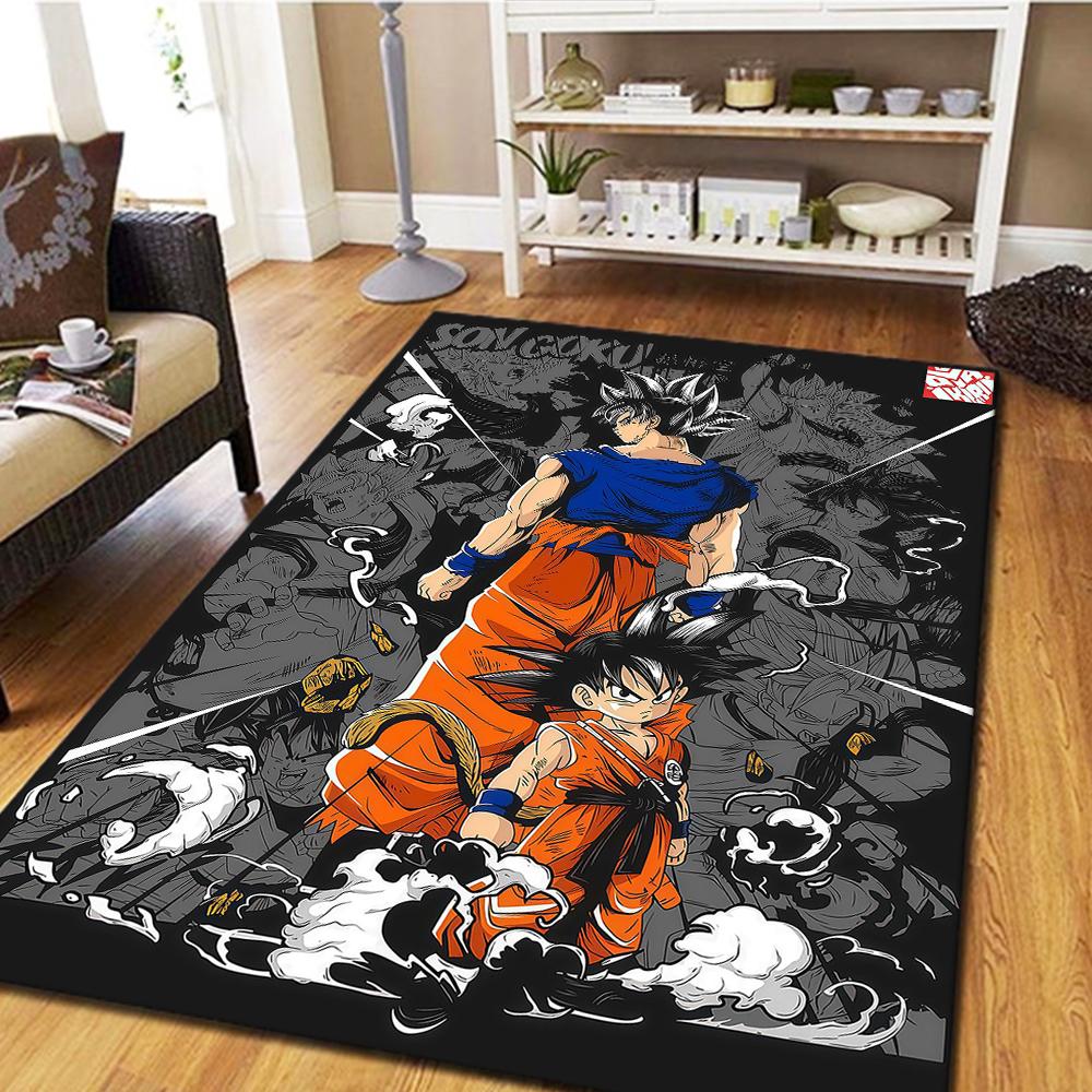 Son Goku Carpet, Cool Movie Home Decor Mat, Digital Print Bedroom Floor Rug, Living Room Play Mat -HYQ82