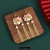 Dao Ma Dan face fringed pearl earrings design sense temperament long niche Guochao earrings women