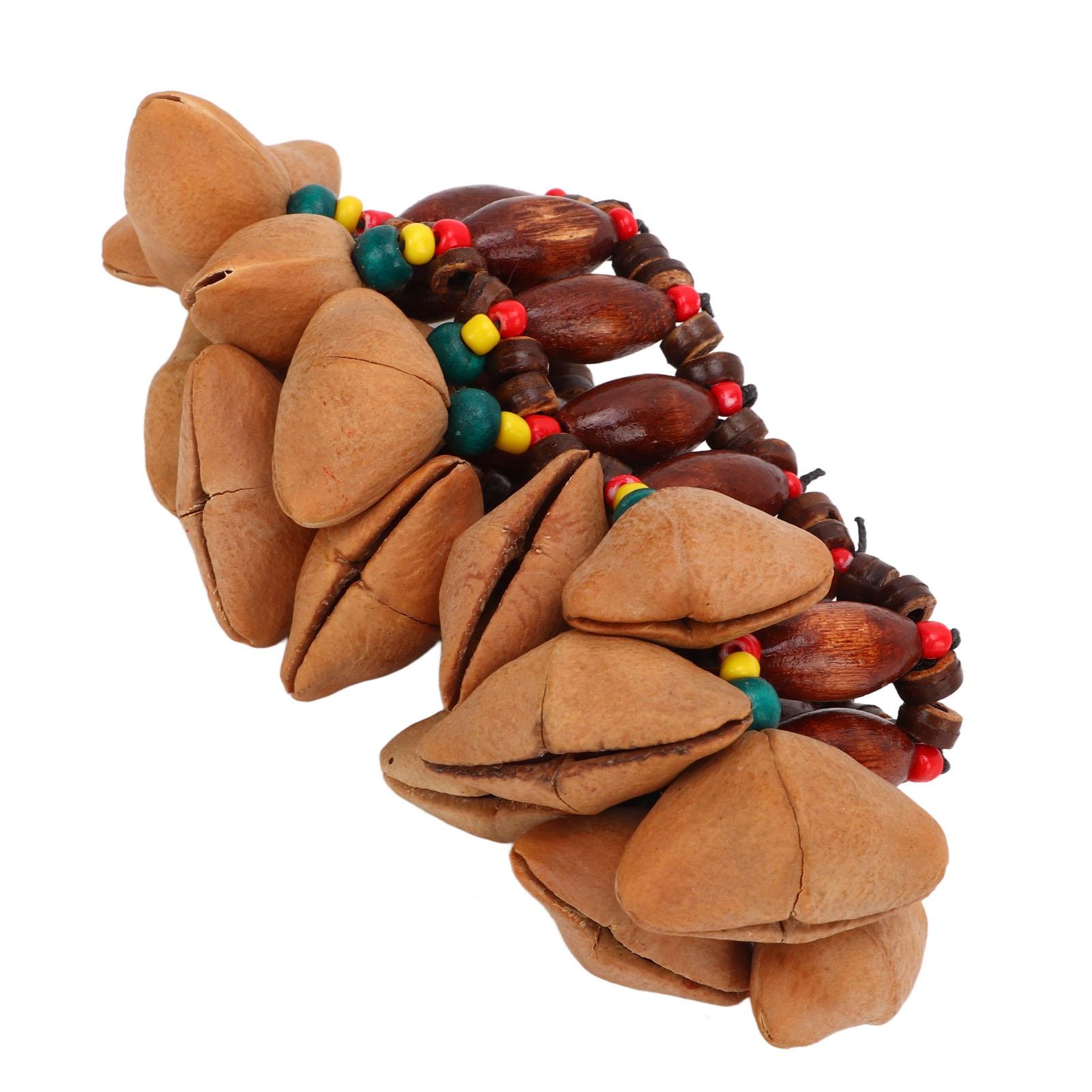 

Браслет с колокольчиками Прочный Красивый Практичный Изысканное Мастерство Браслет из скорлупы ореха для вечеринки