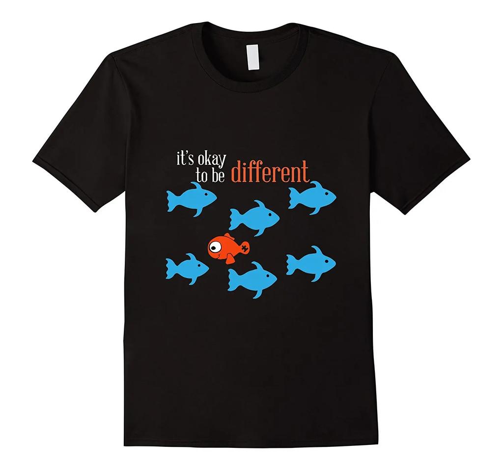 It's Ok To Be Different Men T Shirt Short Sleeve Casual 100% Cotton T Shirts