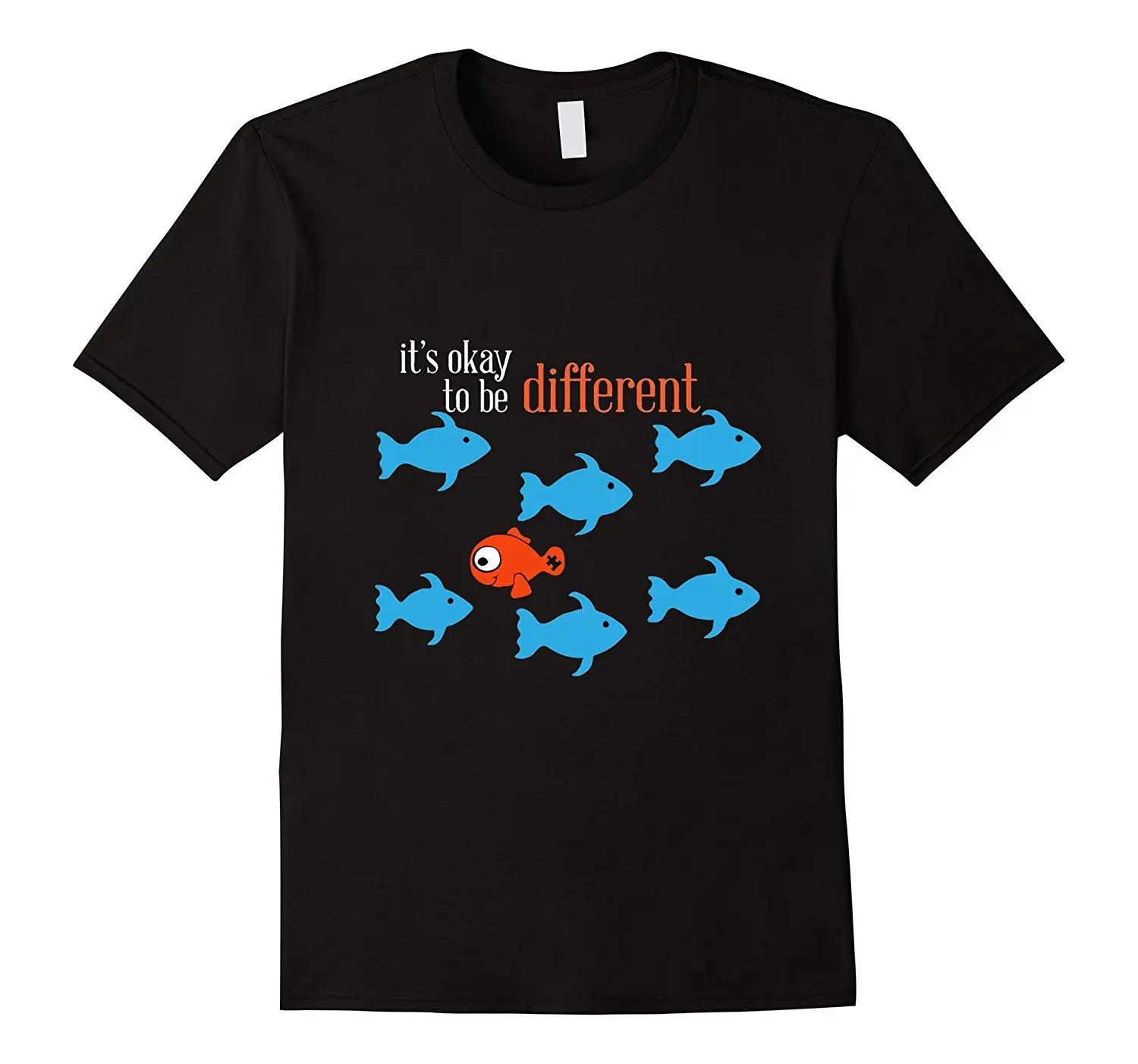 

It s Ok To Be Different Men T Shirt Short Sleeve Casual 100% Cotton T Shirts S