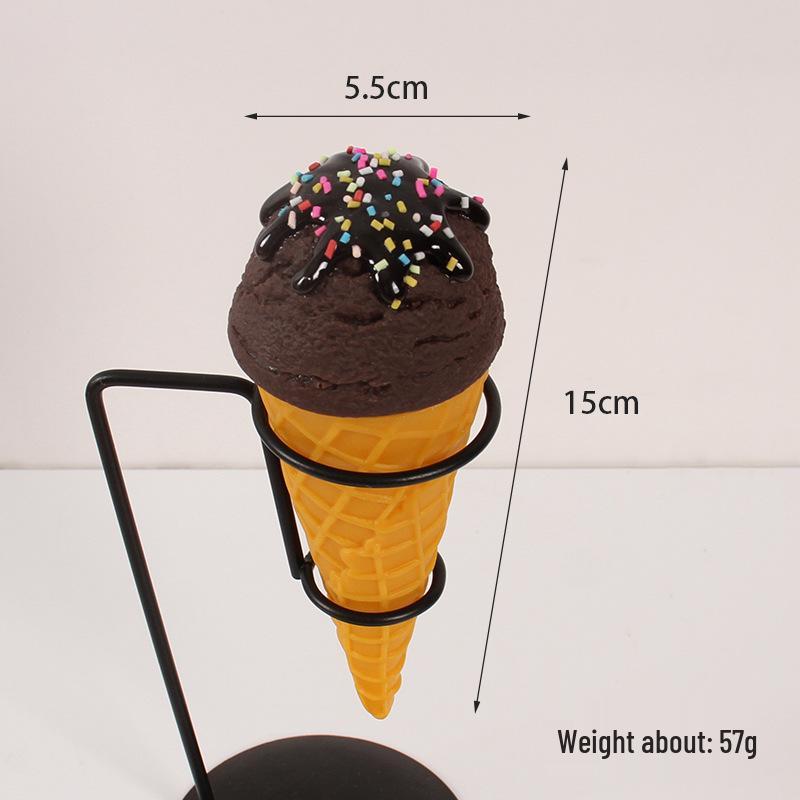 PVC Faux Ice Cream Cone for Display & Play