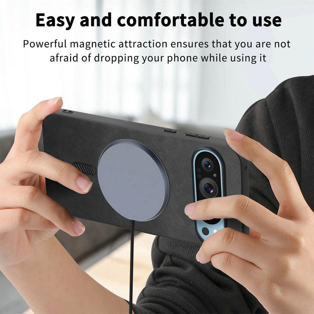 For Google Pixel 9 Pro XL 5G 2024 Magsafe Case Leather Magnet Back Panel Hard Funda Pixel 9 Cover Phone Pixel9 9Pro Shockproof