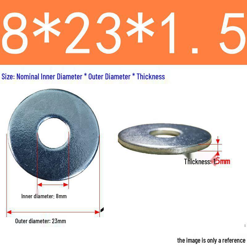 Galvanized Flat Metal Washer Spacer M3-M60