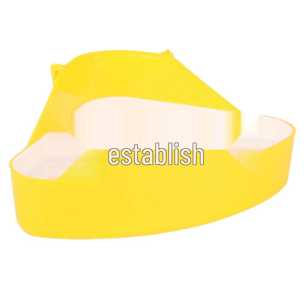

Triangular Fixable Pet Rabbit Toilet жёлтый