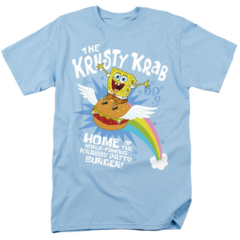 SpongeBob SquarePants - Burger Rider - Adult Men T-Shirt 3XL