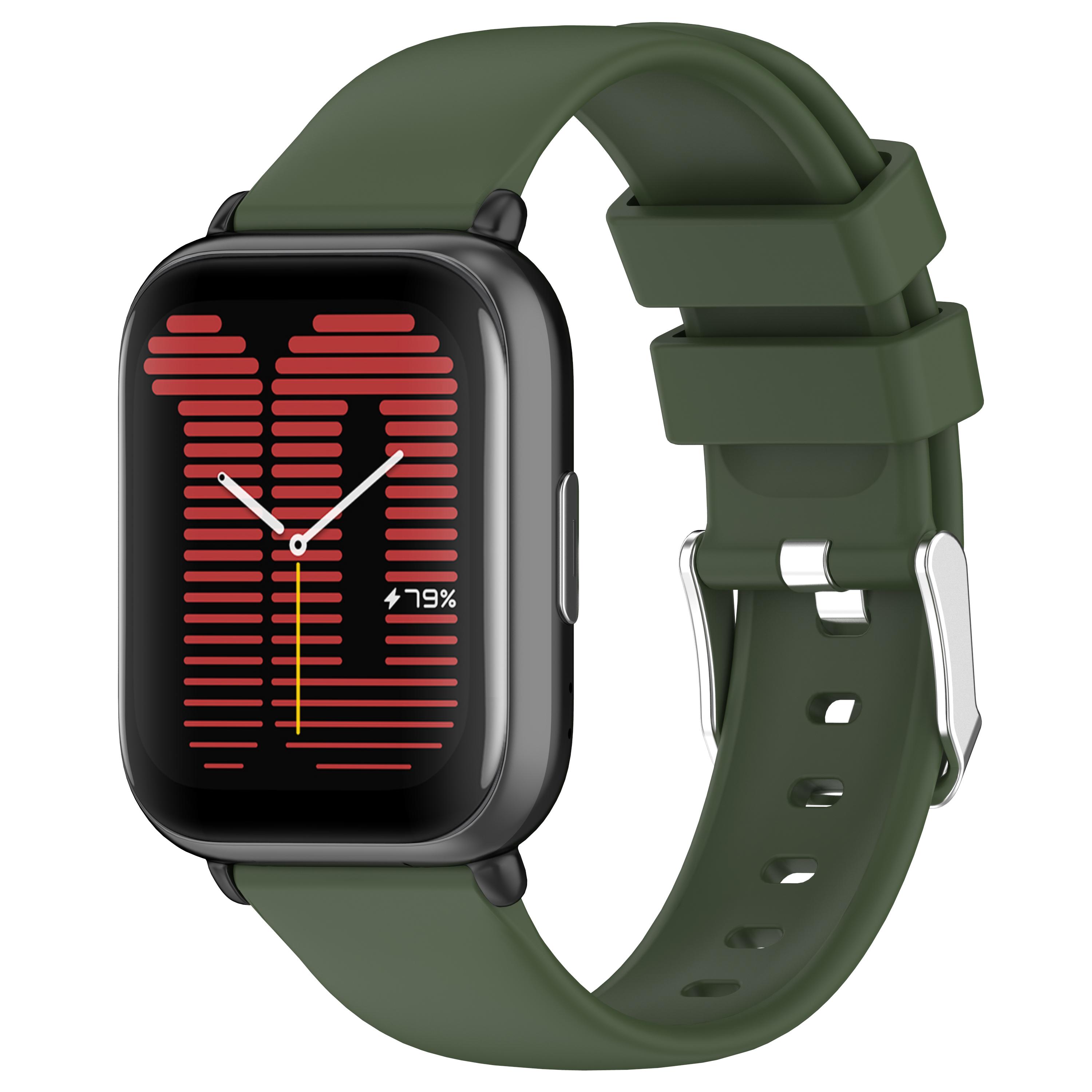 

For Huami Amazfit Active/GTS 4 Mini Silicone Watch Band 20mm Replacement Strap Light Grey