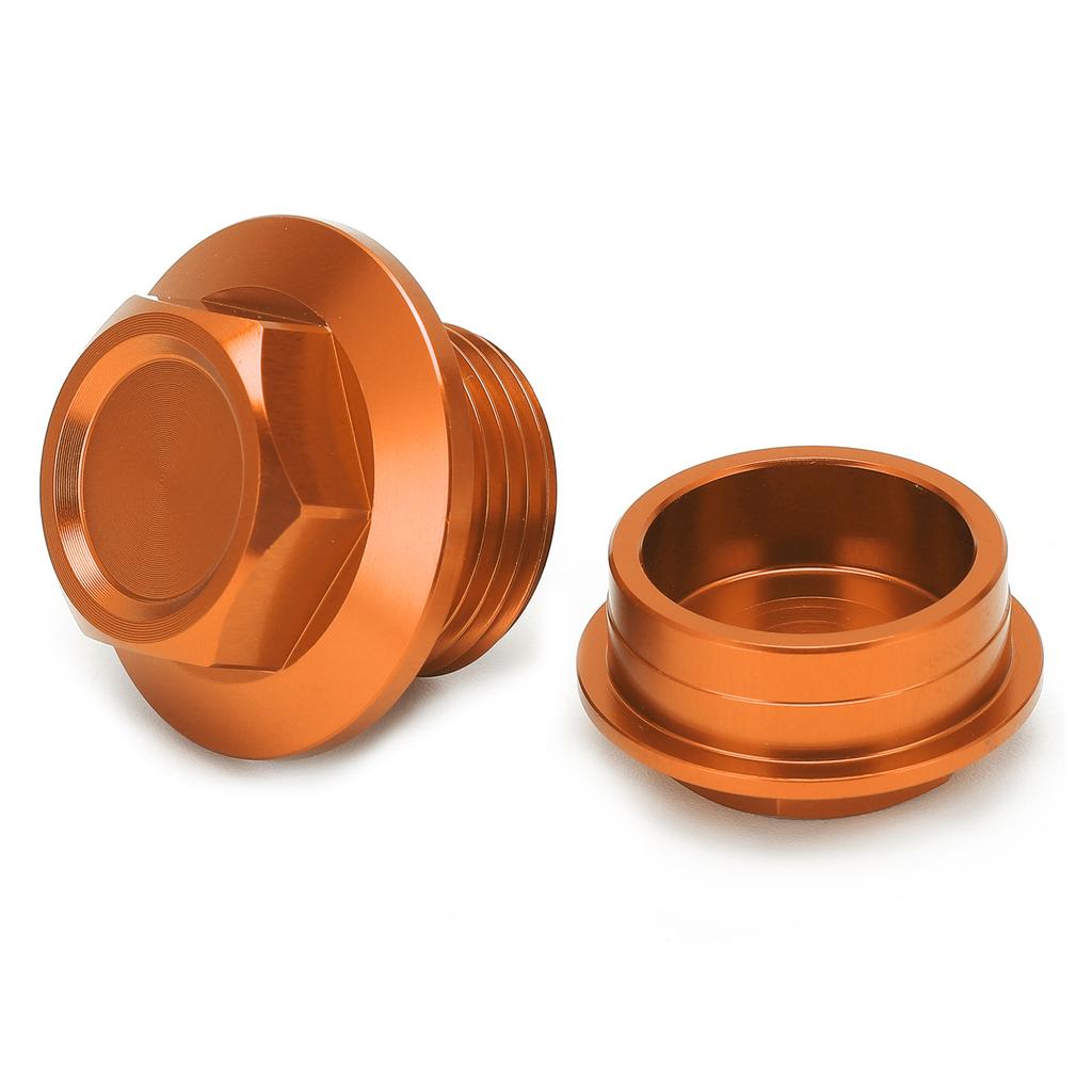 2pcs Motorcycle Front Wheel Axle Nut M20x1.5 Aluminum Replacement for 250‑450 SXF 2015