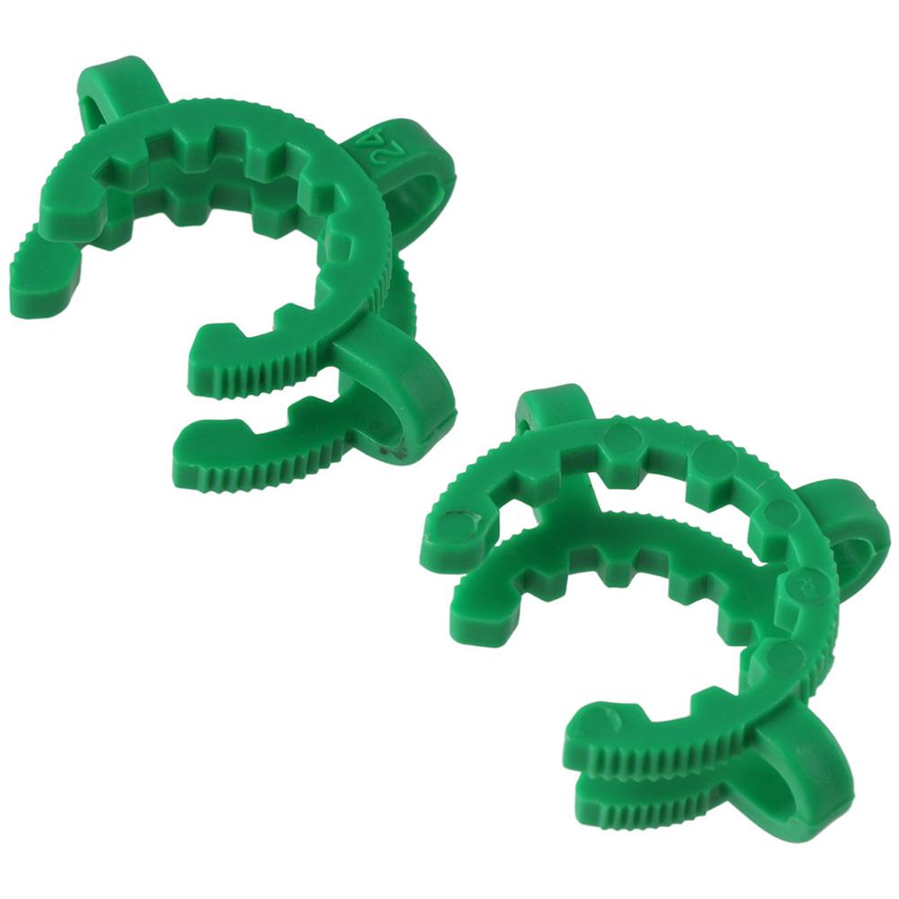 12 Pcs Standard Taper POM Keck Clamp Plastic Conical Interface Clip  Joints 24/29 and 24/40