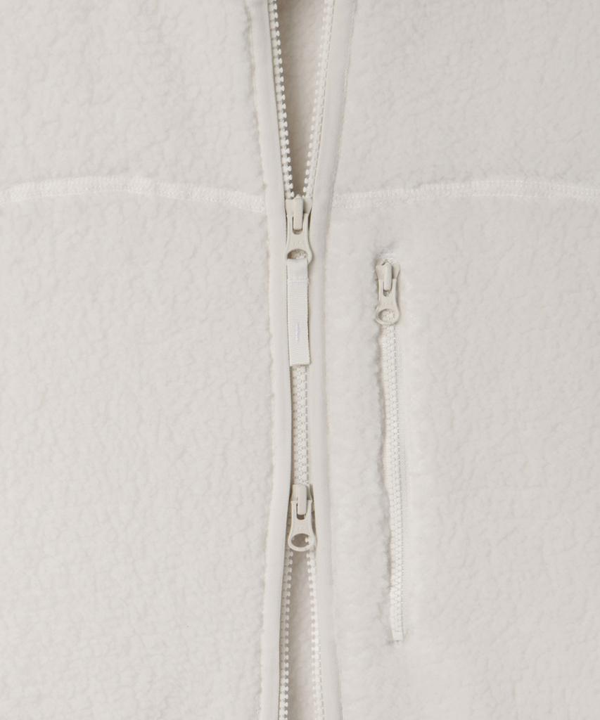 Musinsa Standard Essential Sherpa Fleece High-Neck Jacket [Ivory]