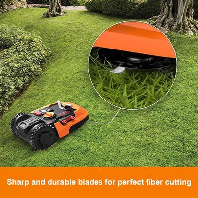 18Pcs Robot Mower Replacement Blade Stainless Steel Mower Cutter Blade Robotic Lawn Mowers Replacement for Worx Landroid
