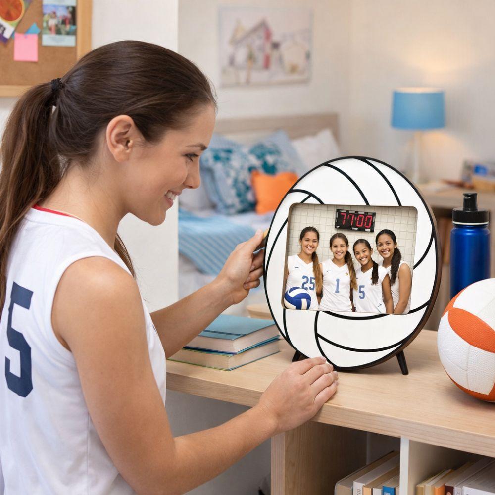 Sport Themed Football Picture Holders Wooden Decorative Frame Art Display Rack  Sport Enthusiasts