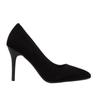 2025 spring and autumn new fashionable black high heels women's stiletto 10cm sexy European and American French girl small single shoes
