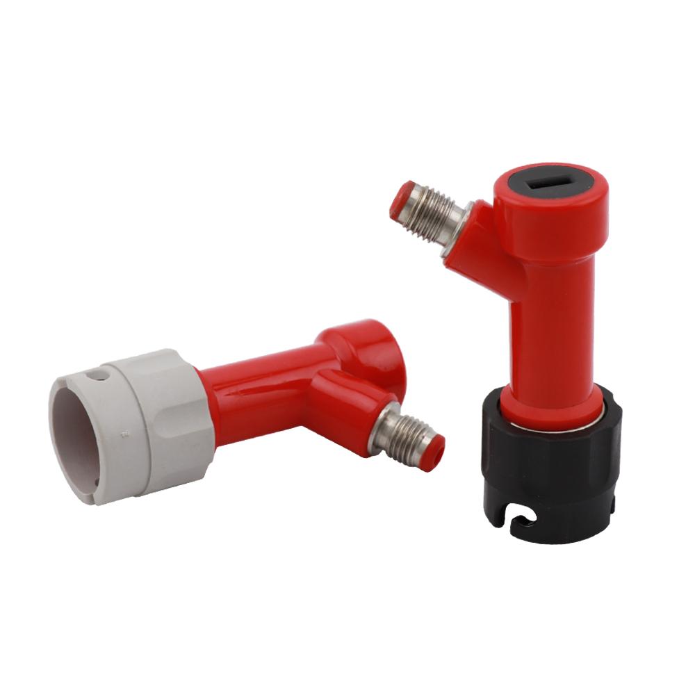Pin Lock Keg Disconnect 1/4" Barb MFL Type Cornelius Corny Keg Connector Home Brew Beer Dispenser