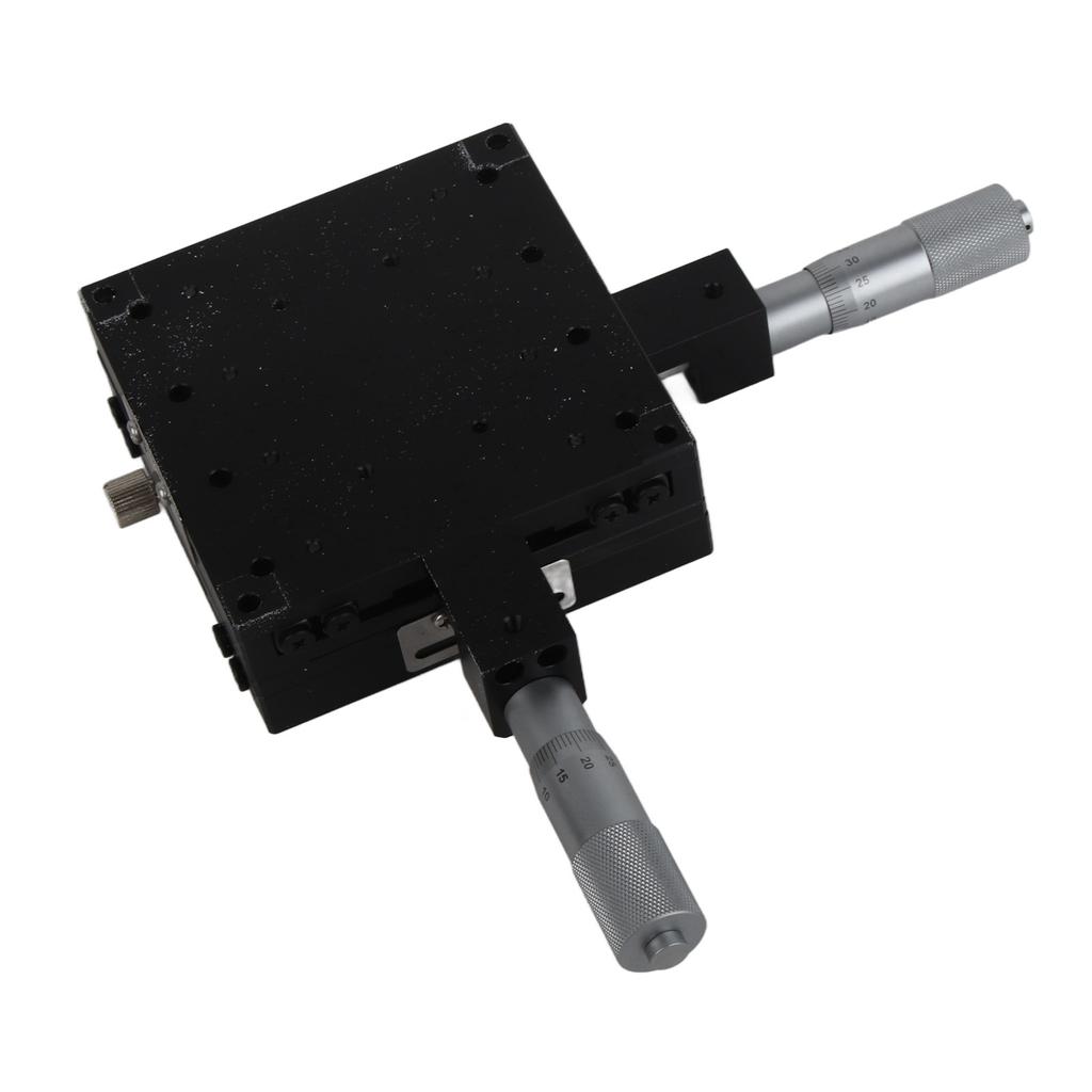 SEMY100‑AC Micrometer Manual Slide Table Trimming Platform Cross Roller Stages 100*100*40mm XY Linear Guide Sliding Track