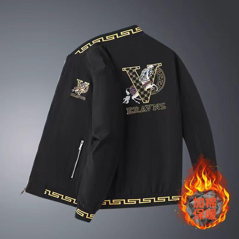 Autumn/Winter 2025 Men s Stylish Heavy Embroidered Velvet Coat XL