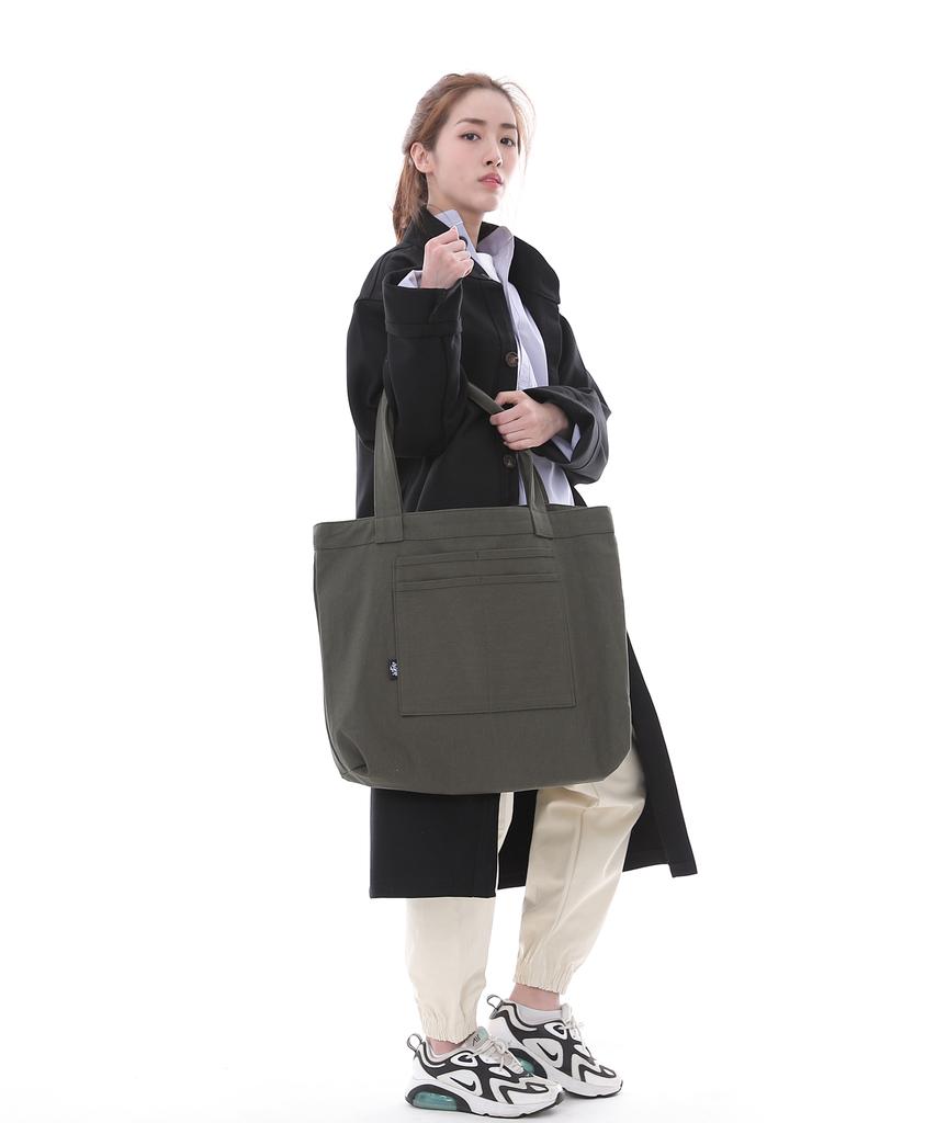 Saintcrew Freestyle Life Simple Oversized Eco Bag Flb-102 Khaki