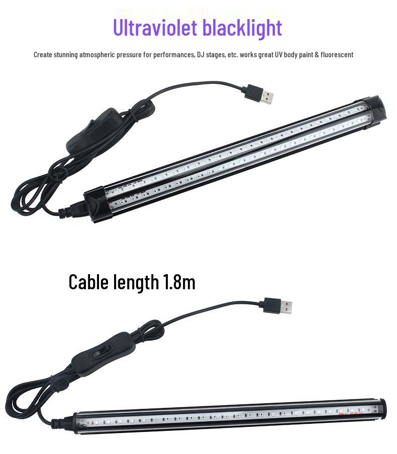 Grenzüberschreitende LED UV-Lichtröhre für Bühne und Fluoreszenzdetektion