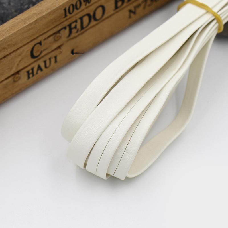3 Metri Similpelle PU Nastro Sbieco 10mm Cucito Piping DIY Artigianato Patchwork Tappezzeria Tessile Nastro PU Guarnizione