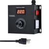 SCR Electronic Temperature Motor FAN Speed Controller High Power Regulator Stepless Regulation LCD Display 10 220V Range