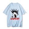 Funko Pop Punk Rancid Microphone Men Graphic Printing Tee-shirt Short Sleeve O-neck Female Male Tshirts Cotton Gift Idea Clothes