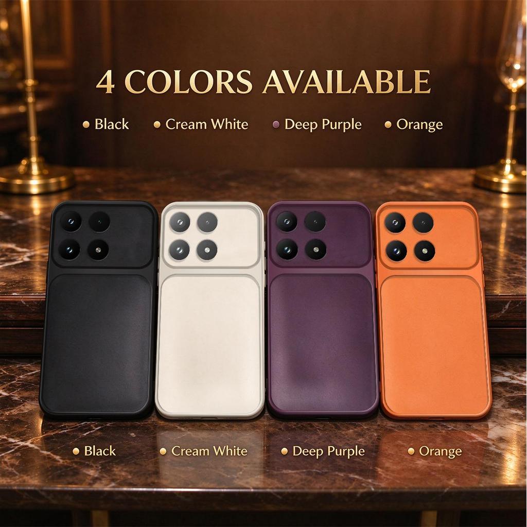 Slim Fit Flexible TPU case for Xiaomi 17 Matte Big Window Lens Cover