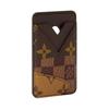Louis Vuitton X Nigo Magnetic FW25 V Shape Layer Brand Logo Monogram Landscape Coated Canvas Card Holder Women Card Holder Brown M26016