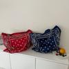 Große Kapazität Cashewblumen-Canvas-Tasche Bedruckte Damen-Handtasche Elegante Canvas-Tragetasche Reise