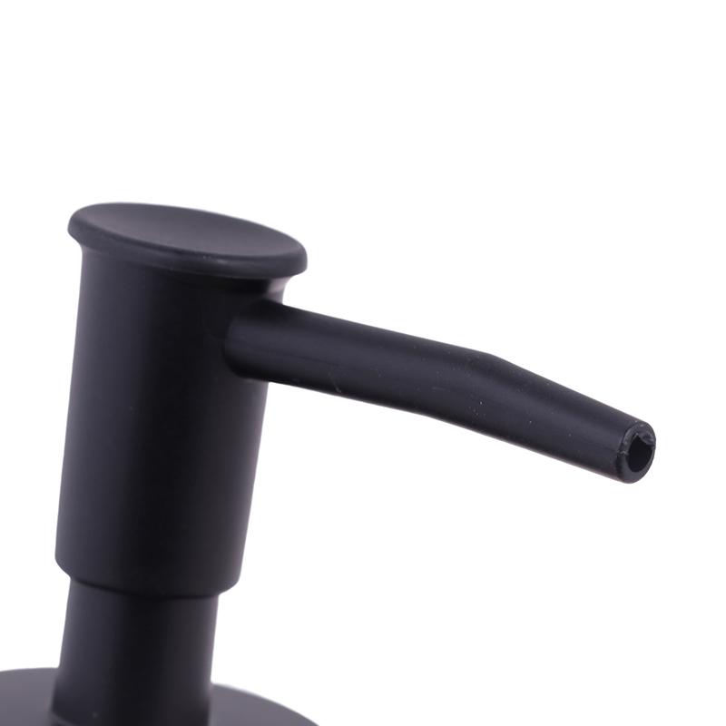 1PC Metal Bathroom Liquid Soap Dispenser Toilet Hand Replacement Lotion Shampoo Pump with Plastic Jar Tube for Bathroom