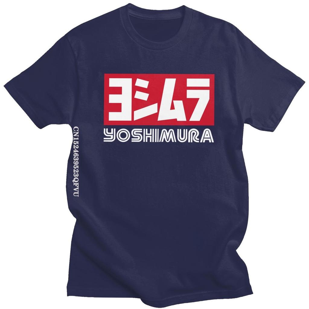 Classic Japan Yoshimura Tshirts Men Women Mend Cotton Fashion Tshirt Kawaii Letter T Shirt Printed Tee Tops Clothing Harajuku