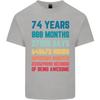 74th Birthday 74 Year Old Unisexs Light Cotton TShirt
