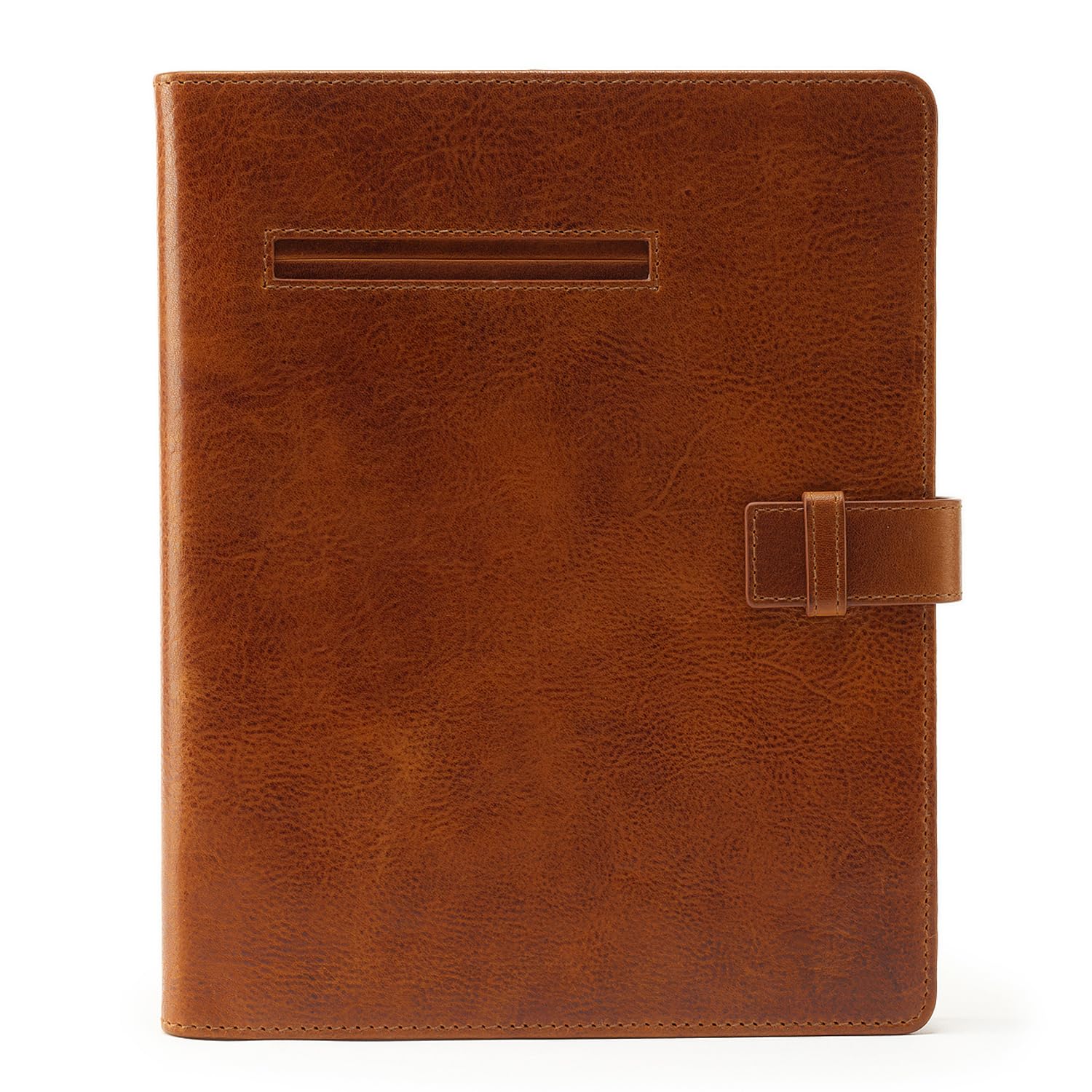 

System Notebook A5 Leather Cowhide Vegetable Tanned Leather [Golbe] (Light Brown)