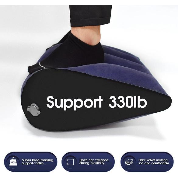 Aufblasbares Sexpositionskissen - Rampen-Sexkissen - Ideal zur Verbesserung der Intimität - Kissen - Lordosenstützkissen - Beinkissen - Dreieckiges Bettkissen - Sexspielzeug