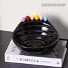 BEPAN 1PC Fruit Plate Ceramic Living Room Table Decoration Ornament High-end Snack Plate Home Storage Basket Household Goods
