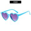 Fashion Heart Shaped Children Sunglasses Classic Cute Summer Sunglasses Girls Boys Sun Glasses UV400 Eyewear Baby Shade Glasses