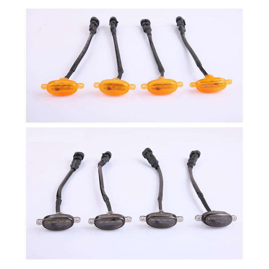Led Grille Lights Front Grill Lights  Amber LED  Running Lights Universal