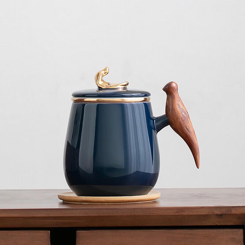 NEW CASTLE Birds and Flowers Ceramic Tea Set