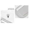 Butter Tray with Cover, Rectangular Cheese Serving Tray with Metal Base for Refrigerator Storage, Breakfast Tables, Tea Service, and Small Pastries