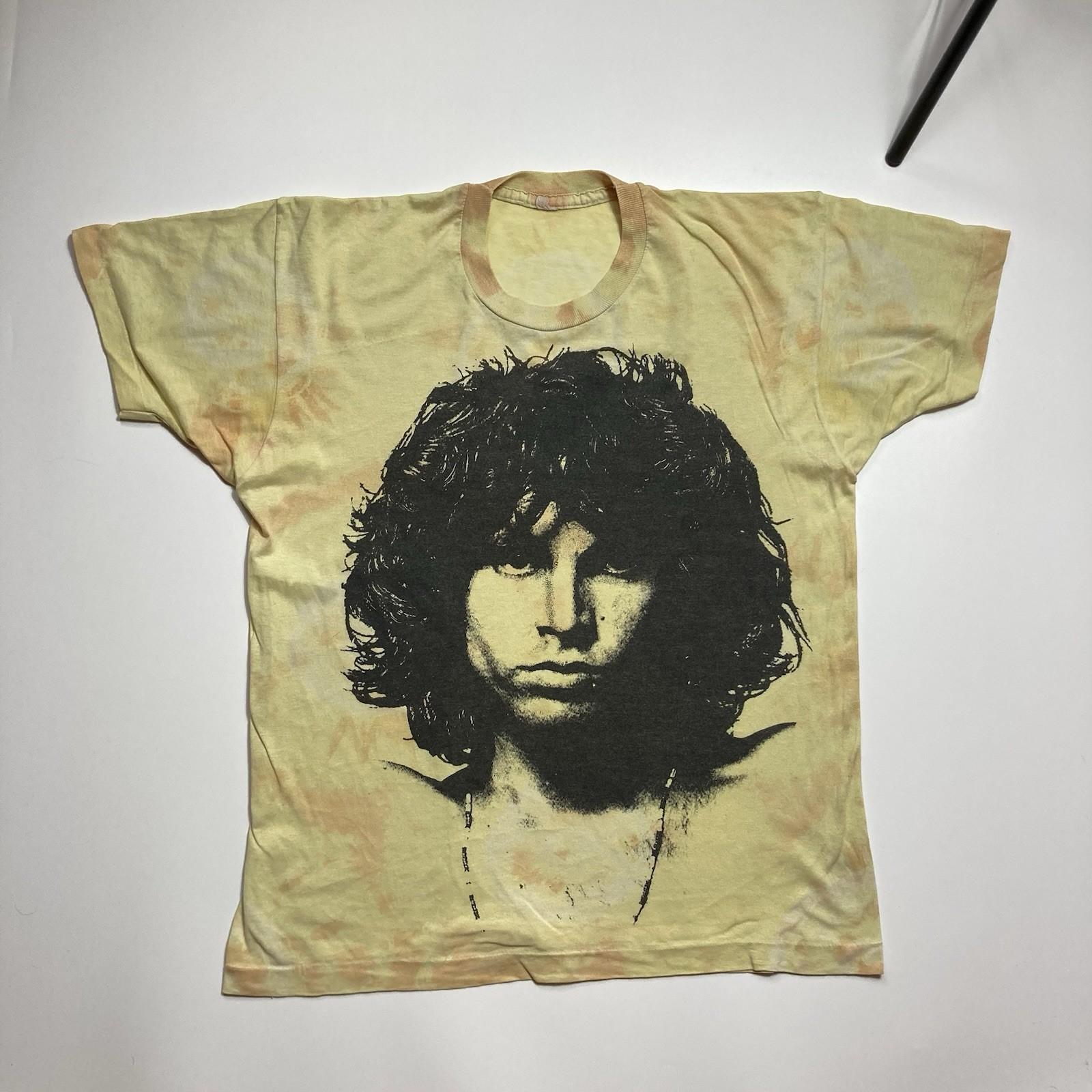 vintage the doors jim morrison psychedelic rock band tie dye tee S