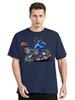 Motorrad Tshirt Mit Hon Motorcycle Transalp New Summer T Shirts Unisex 100 Cotton Cool Tees Harajuku