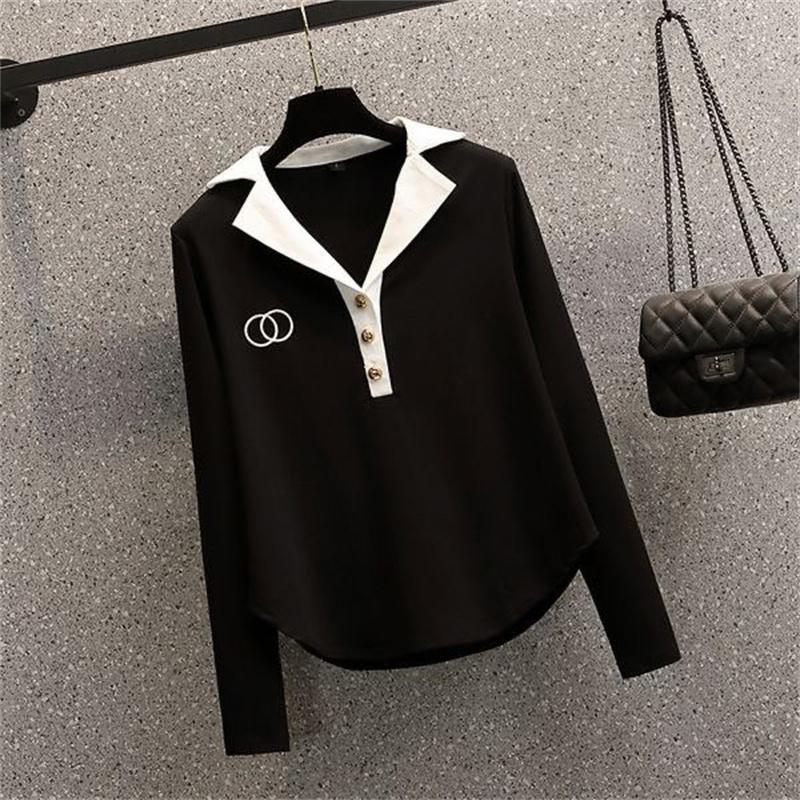 Autumn Polo Neck Age Reducing Long Sleeve Top Casual Pants Fashion Suit Women