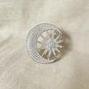 Luxury Shiny  Sun Moon Brooches For Women'S Clothing Coat Accessories Gifts