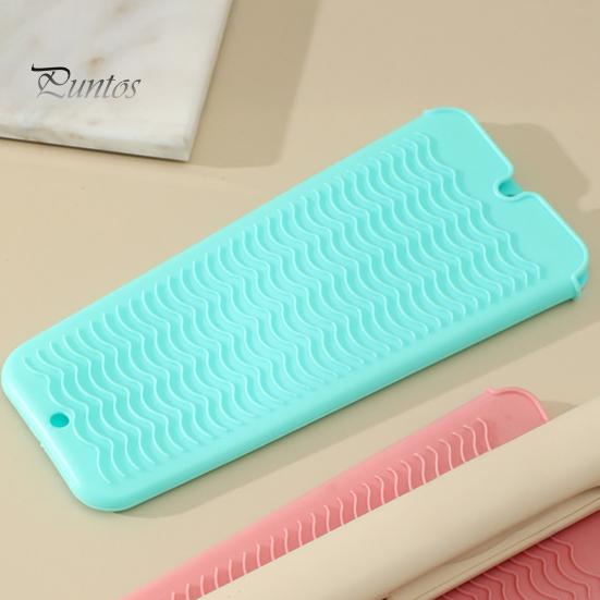 Heat Resistant Silicone Tray Pouch for Hair Tools, Non-Slip Curling Iron Holder Straightener Holder, Portable Travel Tool Storage Bag Case