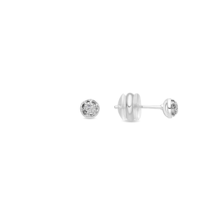 Boucles d'oreilles - LUXENTER - Chikra - Argent sterling - Oxyde de zirconium pavé - Femme