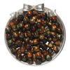 20-50pcs/lot Dark Color Mitation Cat Eye Round Resin Beads Bracelet Spacer Beads For DIY Charm Crafts Jewelry Making Findings